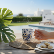 Σετ κεραμική κούπα Souvenir – 12pcs – Greece – 221189