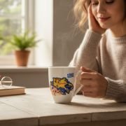 Σετ κεραμική κούπα Souvenir – 12pcs – Chalkidiki – 221202