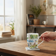 Σετ κεραμική κούπα Souvenir – 12pcs – Chalkidiki – 224127