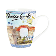 Σετ κεραμική κούπα Souvenir – 12pcs – Thessaloniki – 224134