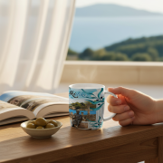 Σετ κεραμική κούπα Souvenir – 12pcs – Chalkidiki – 241147