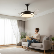 Ανεμιστήρας οροφής & φωτιστικό – DS-8018 – 96W – 431644 – Black