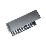 Πινακίδα αριθμού τηλεφώνου αυτοκινήτου – G201 – 813430 – Grey