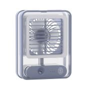 Επαναφορτιζόμενος mini ανεμιστήρας & υγραντήρας – 903487 – Blue