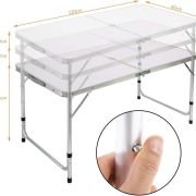 Πτυσσόμενο τραπέζι camping με 4 σκαμπό – 2042 – 170167