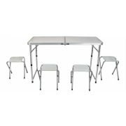 Πτυσσόμενο τραπέζι camping με 4 σκαμπό – 2042 – 170167