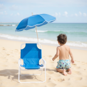 Παιδική πτυσσόμενη καρέκλα camping με ομπρέλα – 1047 – 241712 – Blue