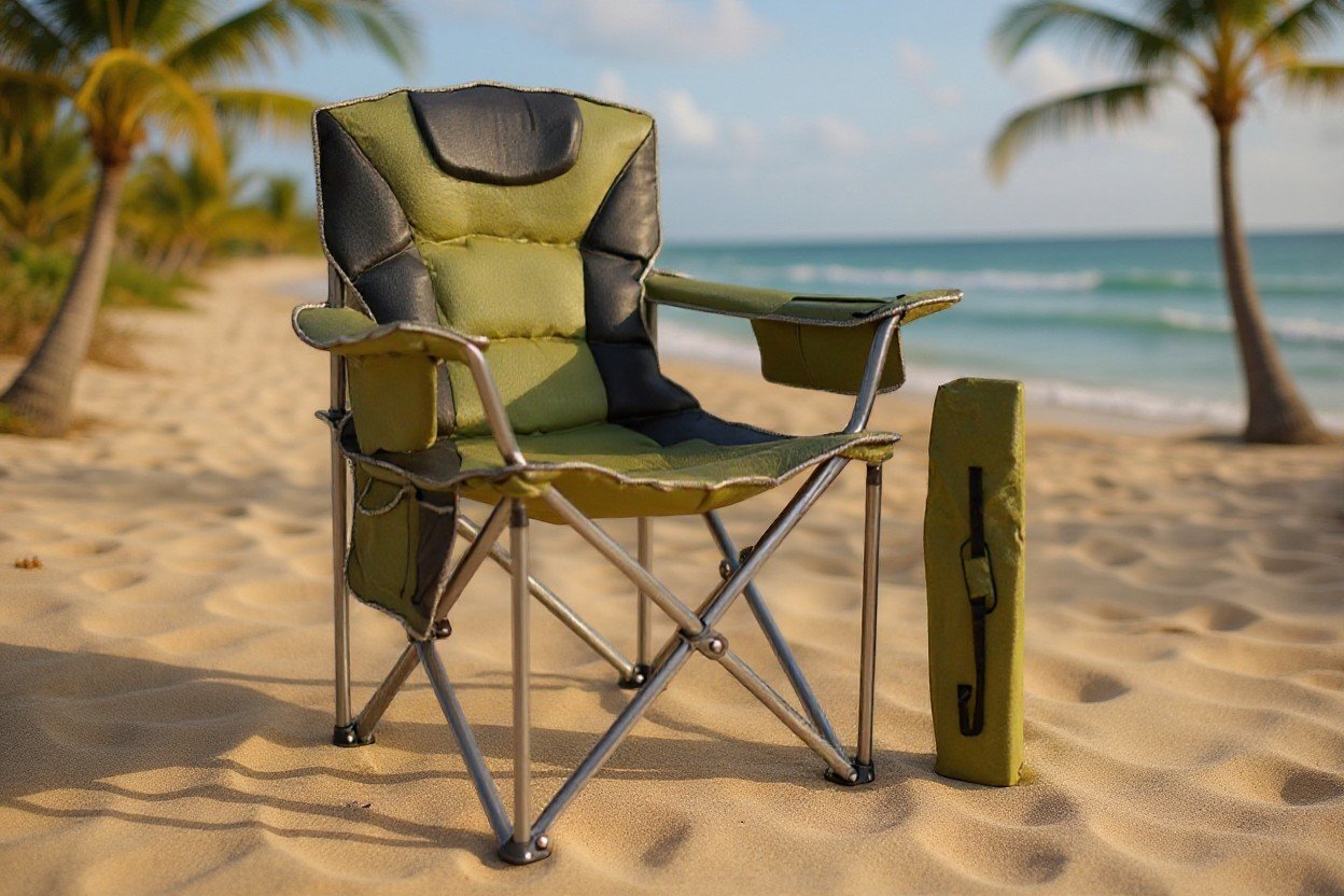 Πτυσσόμενη καρέκλα camping – 1055L  – 241781 – Green