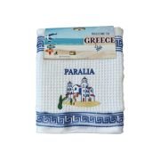 Πετσέτα ποτηρόπανο Souvenir με κέντημα – Σετ 12pcs – Paralia – 416341