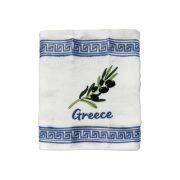 Πετσέτα ποτηρόπανο Souvenir με κέντημα – Σετ 12pcs – Greece – 416396