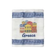 Πετσέτα ποτηρόπανο Souvenir με κέντημα – Σετ 12pcs – Greece – 416457