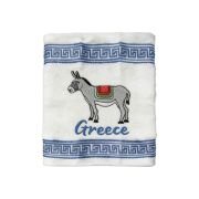 Πετσέτα ποτηρόπανο Souvenir με κέντημα – Σετ 12pcs – Greece – 416464