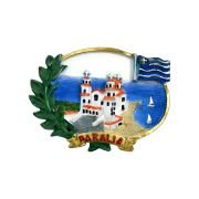 Τουριστικό μαγνητάκι Souvenir – Σετ 12pcs – Paralia – 678593