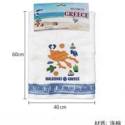 Πετσέτα ποτηρόπανο Souvenir με κέντημα – Σετ 12pcs – Chalkidiki – 416327