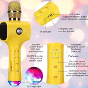 Ασύρματο μικρόφωνο Karaoke με ηχείο – M10 – 961867 – Red