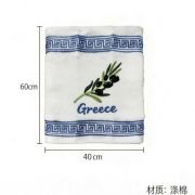 Πετσέτα ποτηρόπανο Souvenir με κέντημα – Σετ 12pcs – Greece – 416396