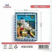 Tουριστικό μαγνητάκι Souvenir – Σετ 12pcs – Greece – 678521