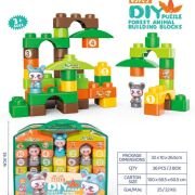 Σετ κατασκευών DIY με τουβλάκια – Forest Animals – 45pcs – JX6753 – 233046
