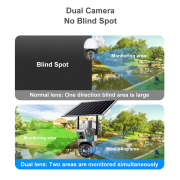Ηλιακή κάμερα ασφαλείας IP – Dual – 4G – Security Camera – TP15 – 020317