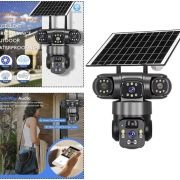 Ηλιακή κάμερα ασφαλείας IP τριπλή – 4G – Security Camera – Q20 – 020331
