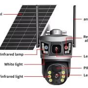 Ηλιακή κάμερα ασφαλείας IP – Dual – 4G – Security Camera – D03Y – 020348